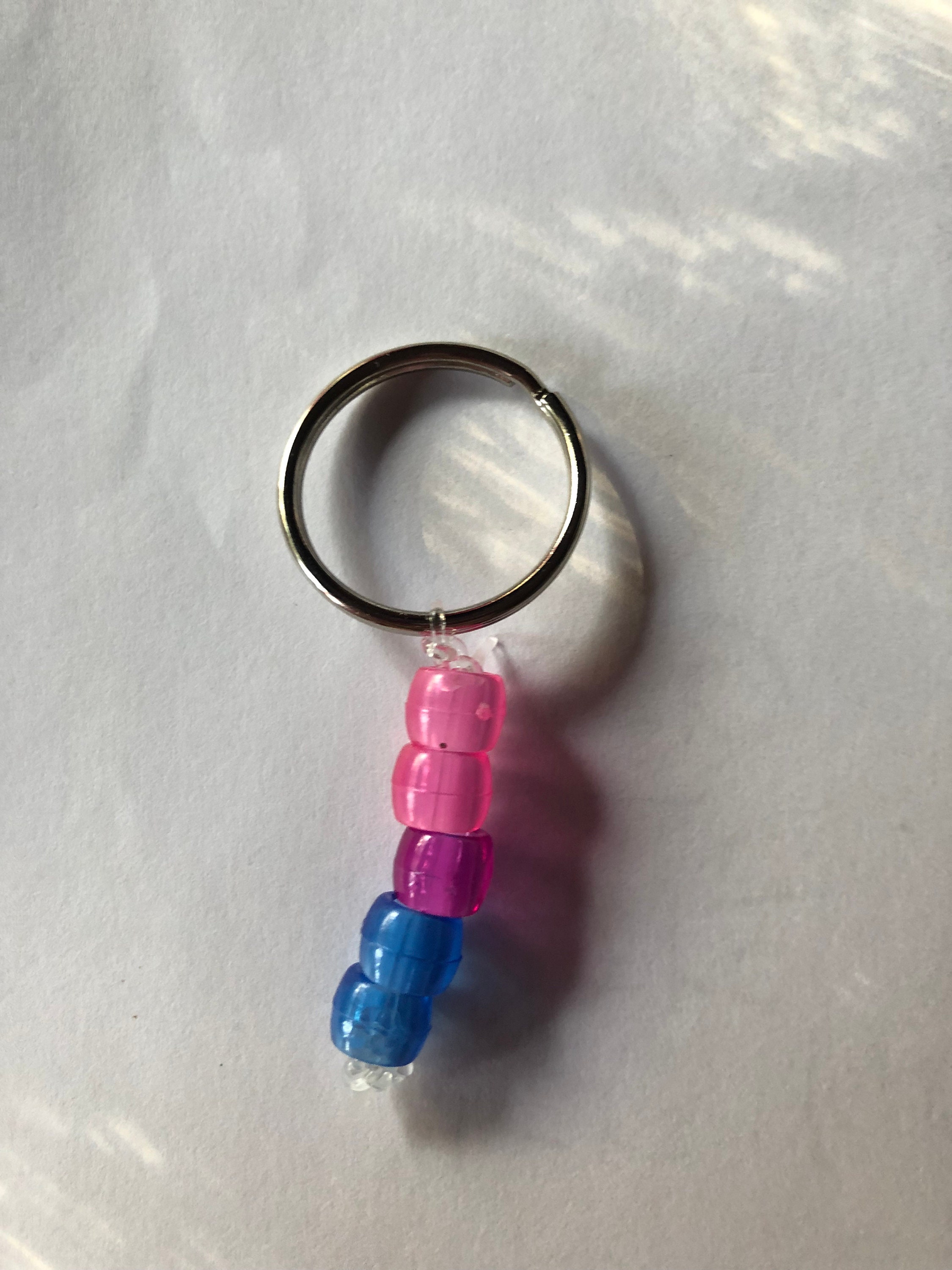 Bisexual Pride Keychain Etsy