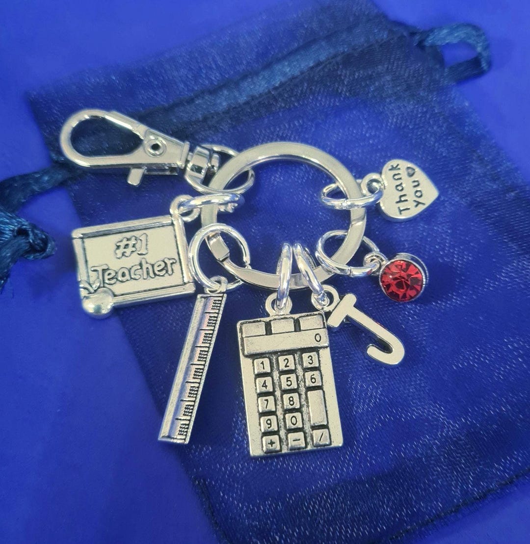 Math Key Ring Math Teacher Keyring: Thank You Gift for Mathematics Teacher - Etsy