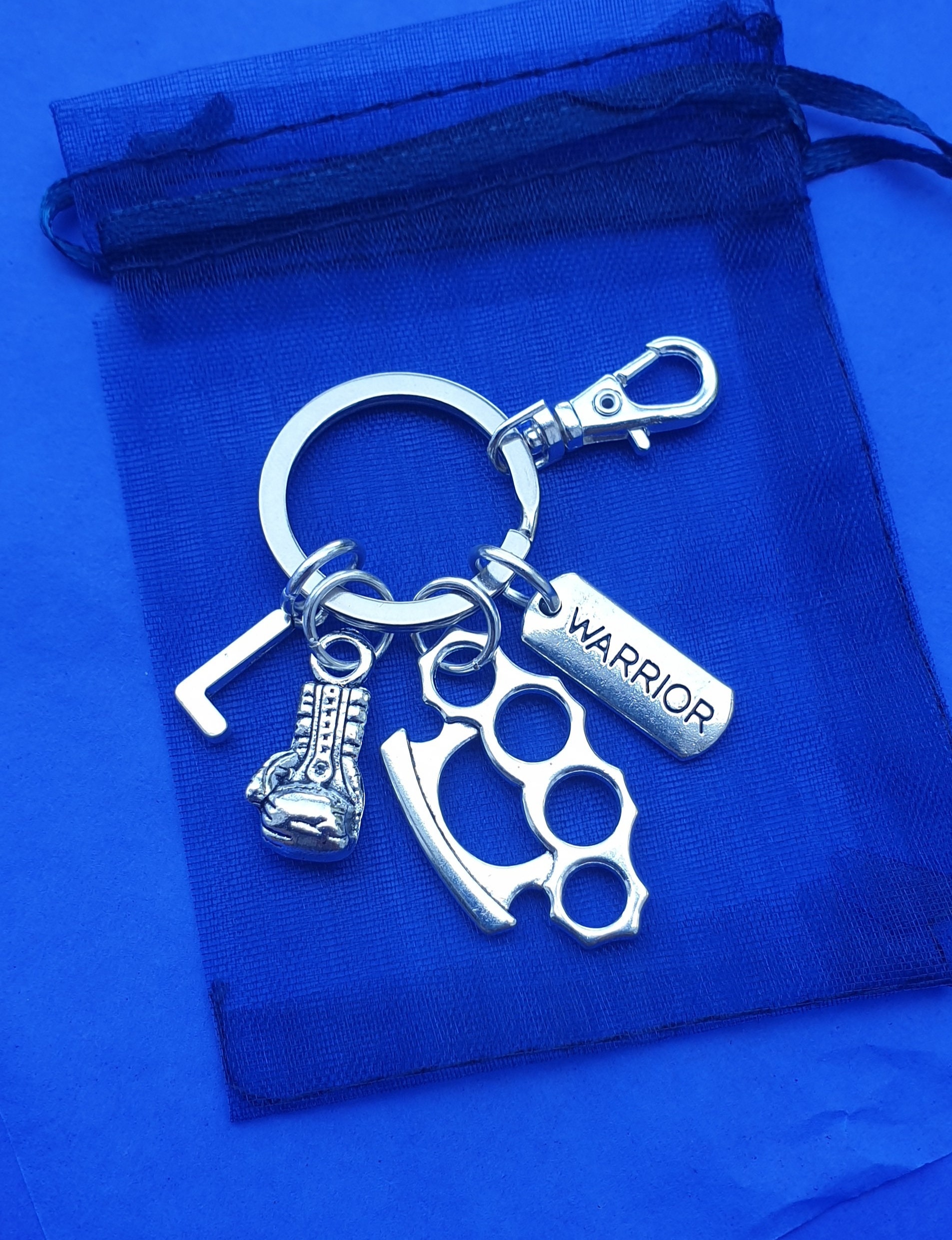SUNDAY OFF CLUB】knuckle keyring Antique Knuckle Duster Keyring