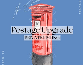 Express postage upgrade for items from No Seventeen