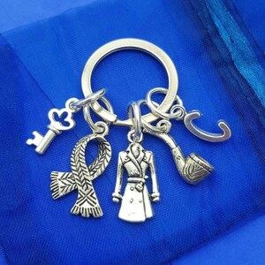 Porte-clé Sherlock BBC 'I Am Sherlocked' En Métal Et Verre - Fait Main - Idée Cadeau Fan