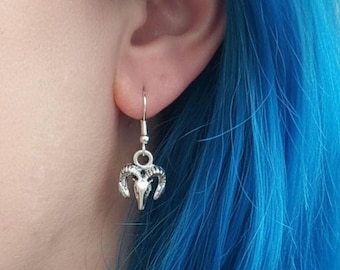 Ram Earrings silver plated gifts for birthday
