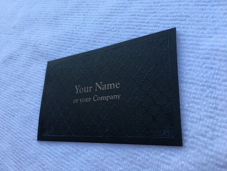 200pcs 3D UV Business Cards 600gsm /32pt Black Thick Etsy