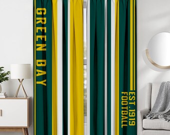 Green Bay Verdunkelungsvorhang (2 Paneel) Nach Maß