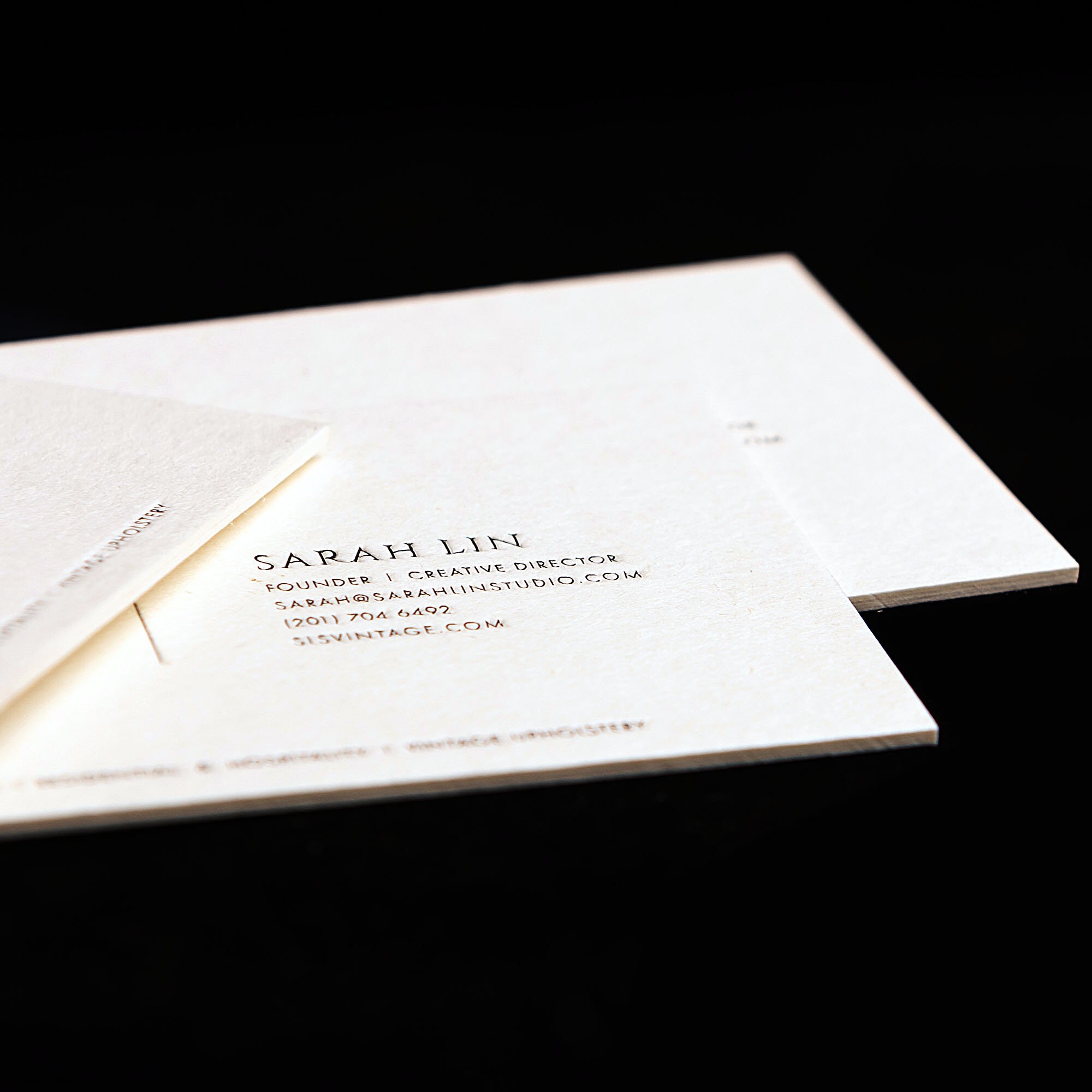 Custom Letterpress Business Cards - Etsy