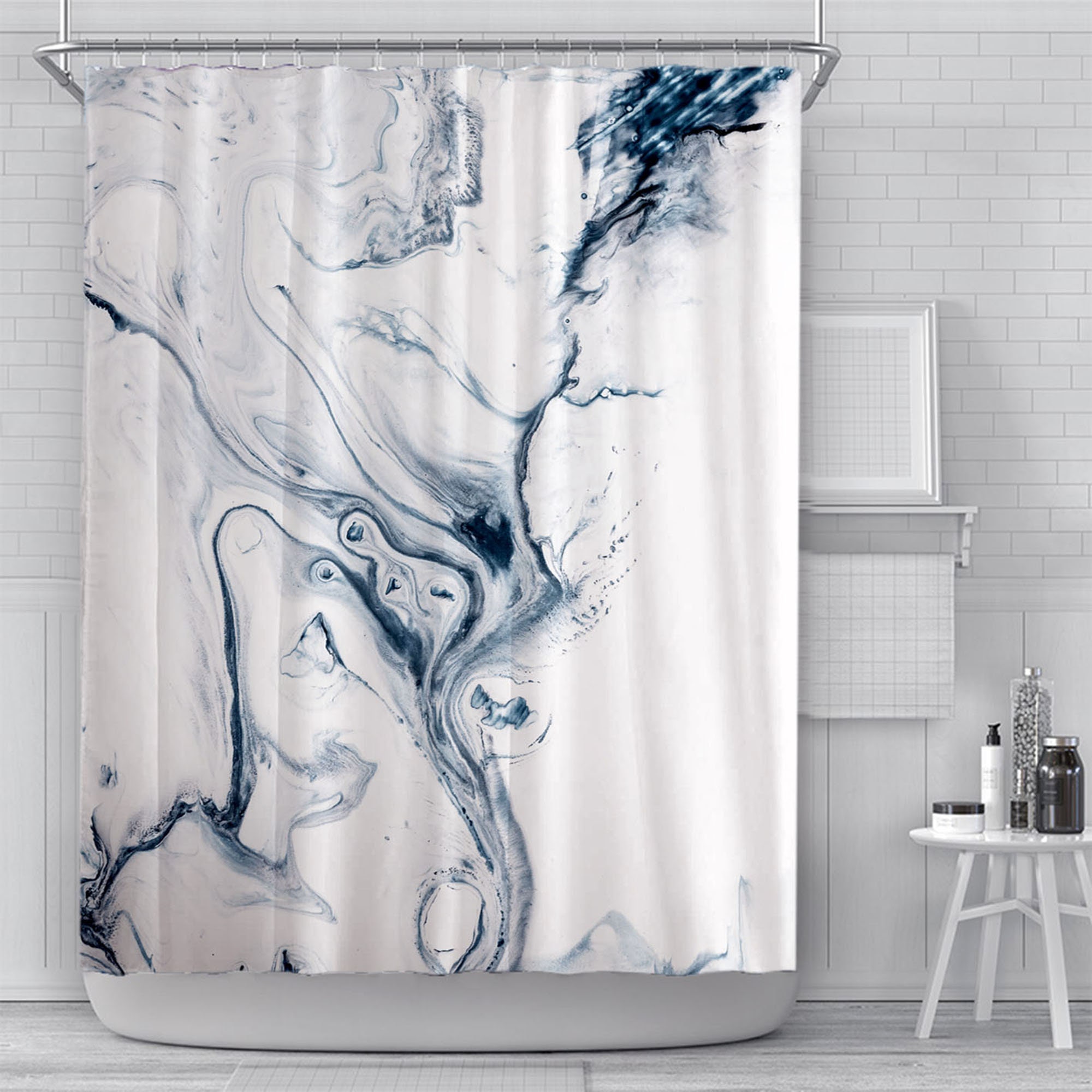 Custom Shower Curtain With 12 Hooks Personalized Waterproof Shower Curtain Customized Photo Shower Curtain For Bathroom 72x72 Inch 5 thumbnail image
