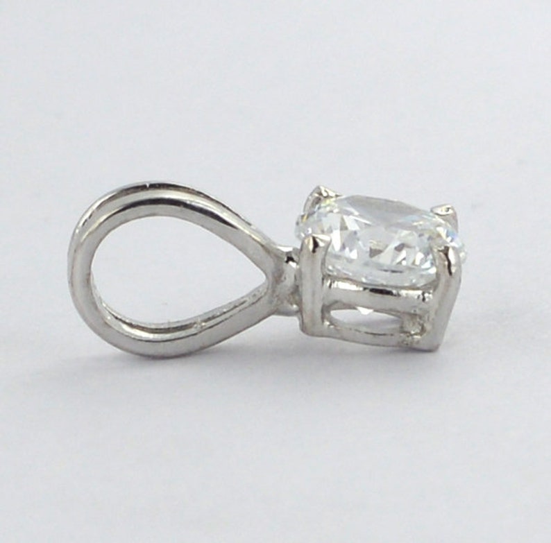 Certified 1.00 Round Cut Lab Created Diamond 14k Genuine White Gold Ring 101418k Gold Pendant Sterling Sliver Ring