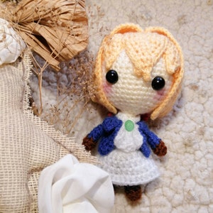 CROCHET PATTERN Violet Evergarden Amigurumi- PDF Eng- Esp