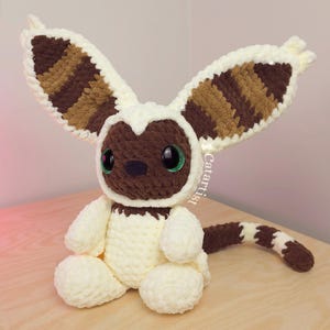 Jumbo White Lemur CROCHET PATTERN - Amigurumi - PDF - Esp/Eng