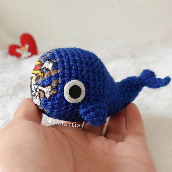 AMIGURUMI PATTERN Ballena Pirata - Crochet PDF - Esp/Eng