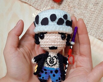 AMIGURUMI PATTERN Pirate Doctor - Crochet PDF - Esp/Eng