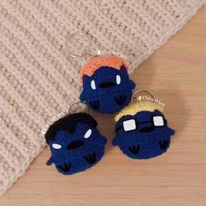 3 Pack Cuervos jugadores de Voleibol CROCHET PATTERN - Amigurumi - PDF - Esp/Eng