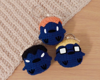 3 Pack Crow Volleyball Players Crochet Pattern - Amigurumi - PDF - Spanish/English
