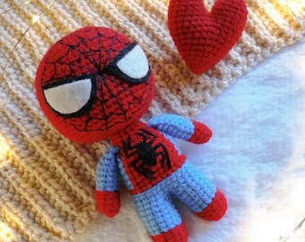 Spider Man CROCHET PATTERN Amigurumi- PDF Eng- Esp