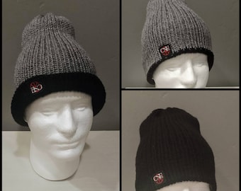 Pick Your Colors - Reversible Knitted Beanie Hat