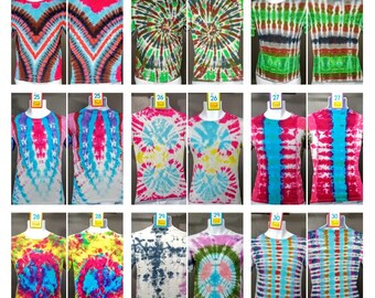 Tie Dye Shirts Kids Youth Large 14-16