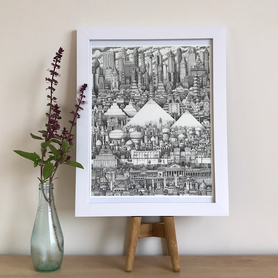 Civilization Rhapsody - Art Print, Giclee art print, Ancient history art print, Historical art print, Ancient Civilization art print, Prints