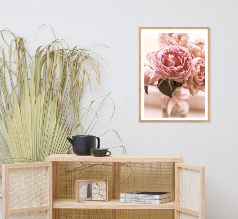 Peony Print Peony Wall Art Flower Photography Blush Pink - Etsy