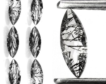 Lot of Stunning 25 Pieces AAA Quality Black Rutile 4X4 mm round Rose Cut Loose Gemstone Calibrated