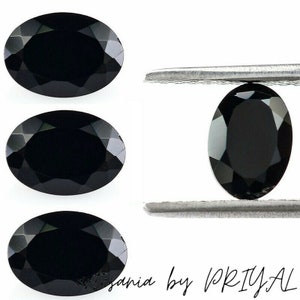 black sapphire oval 4*3-8*10mm natural black sapphire oval loose black sapphire oval calibrated black sapphire faceted black sapphire oval