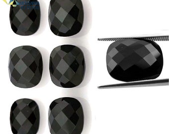 loose black onyx cushion natural black onyx cushion briolette 6*8-13*18mm black onyx cushion calibrated black onyx cushion briolette