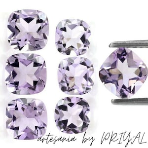 rose de France cushion 4.00-12.00mm amethyst 5.00mm amethyst 6.00mm amethyst 7.00mm amethyst 8.00mm amethyst 9.00mm calibrated gemstones