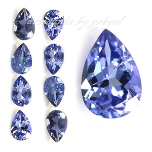 loose tanzanite gemstone pear natural tanzanite pear 4*3-6*8mm tanzanite pear cut calibrated tanzanite pear faceted tanzanite pear tanzanite