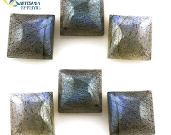 Labradorite square cabochon 6.00-12.00mm Labradorite 7.00mm Labradorite 8.00mm Labradorite 9.00mm Labradorite 10.00mm calibrated Labradorite