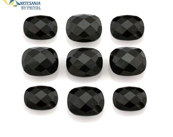 black onyx cushion 6*8-13*18mm black onyx 8*10mm black onyx 9*11mm black onyx 10*12mm black onyx 12*16mm calibrated onyx cushion briolette