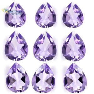 loose rose de france pear natural rose de france 5*3-10*14mm rose de france cut calibrated rose de france faceted rose de france gemstone