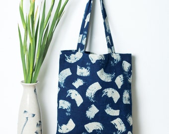 Handmade Tribal Tote Bag | Women Hippie Boho Totes, Cotton Shoulder Bag, Fabric Blue Voyager Bag