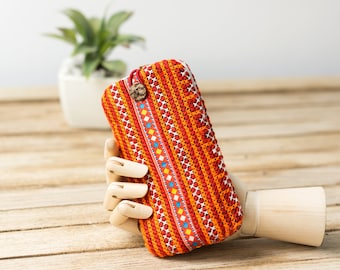 Embroidered Glasses Case | Handmade Phone Case, Phone Holder, Iphone 6, Iphone 7, Iphone 8 Cases