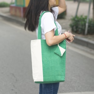 Double Sided Tote Bag | Natural Cotton Bags, Shoulder Bags, Vietnam Bags, Large Bags For Women