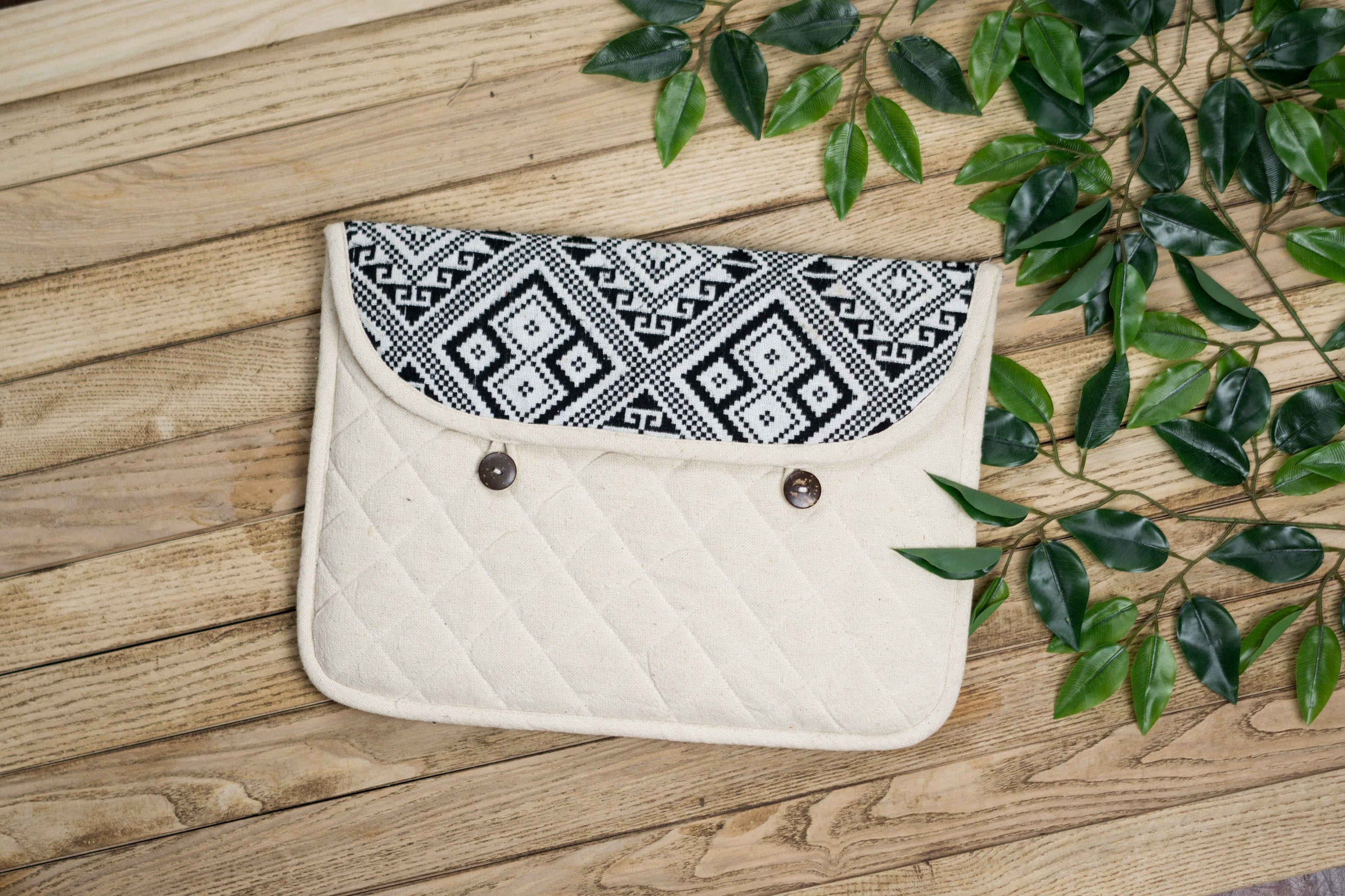 Quilted Laptop Bag Handmade Laptop Sleeve White Laptop Case Laptop Cover Tribal Laptop Bags Etsy Canada
