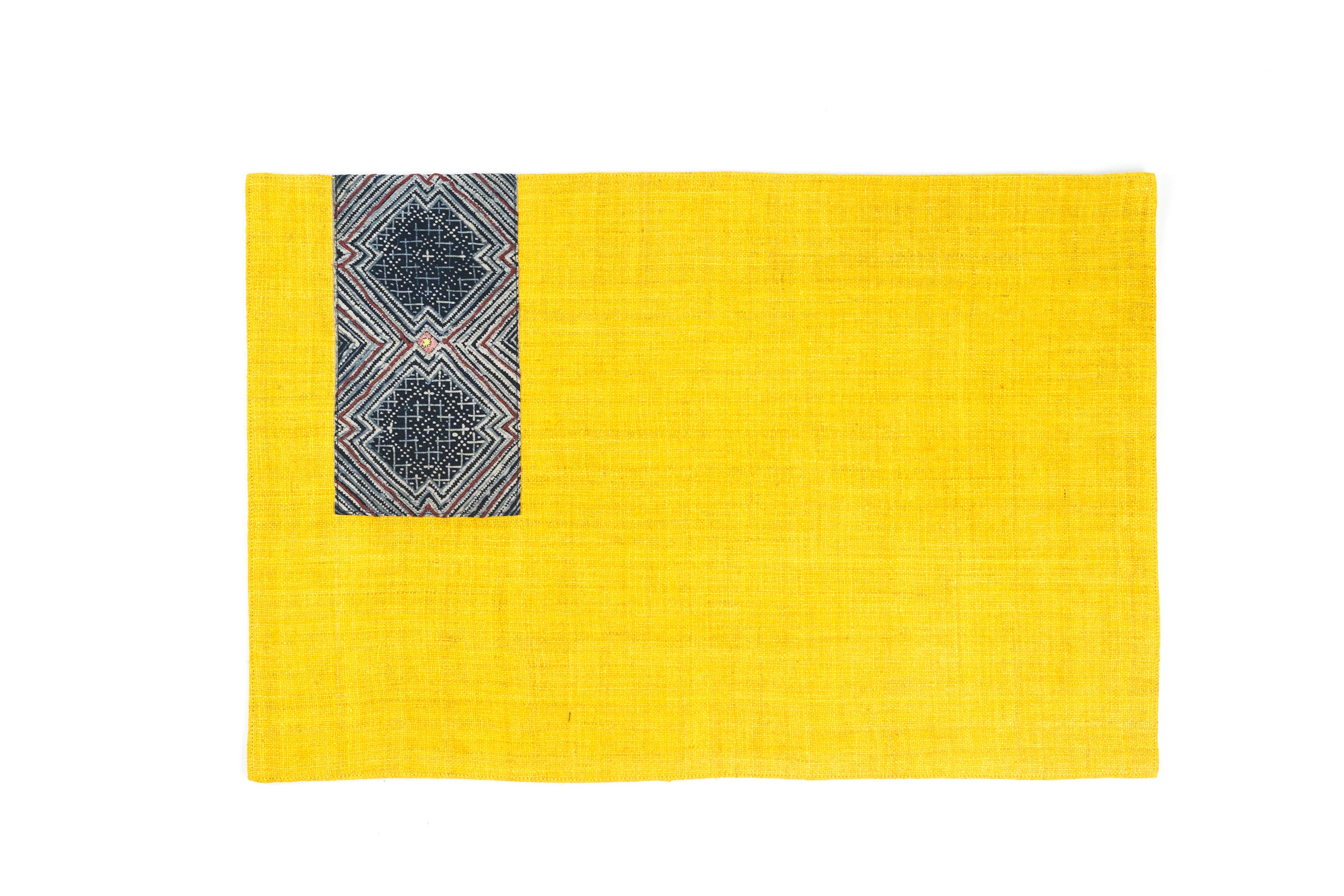 Yellow Fabric Placemats Rectangle Placemats Placemat Sets Etsy