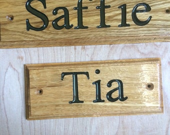Horse Name Sign, Horse Stable Sign, Horse Name Plate, Stable Plaque, Stable Door Signs, Horse Stall Sign