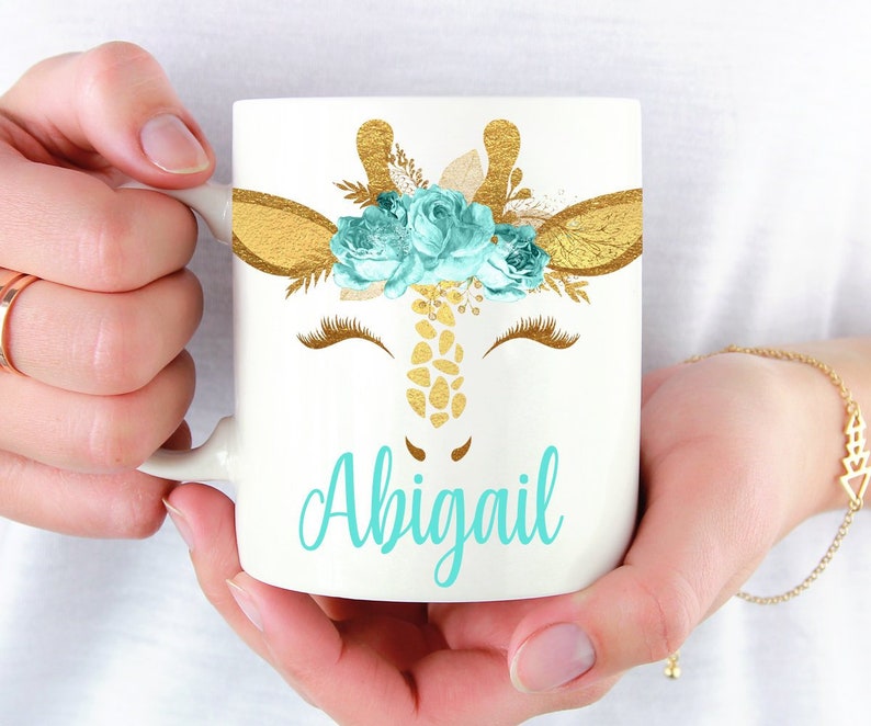Giraffe Mug Personalized Gifts For Women Mugs For Her Gift | Etsy