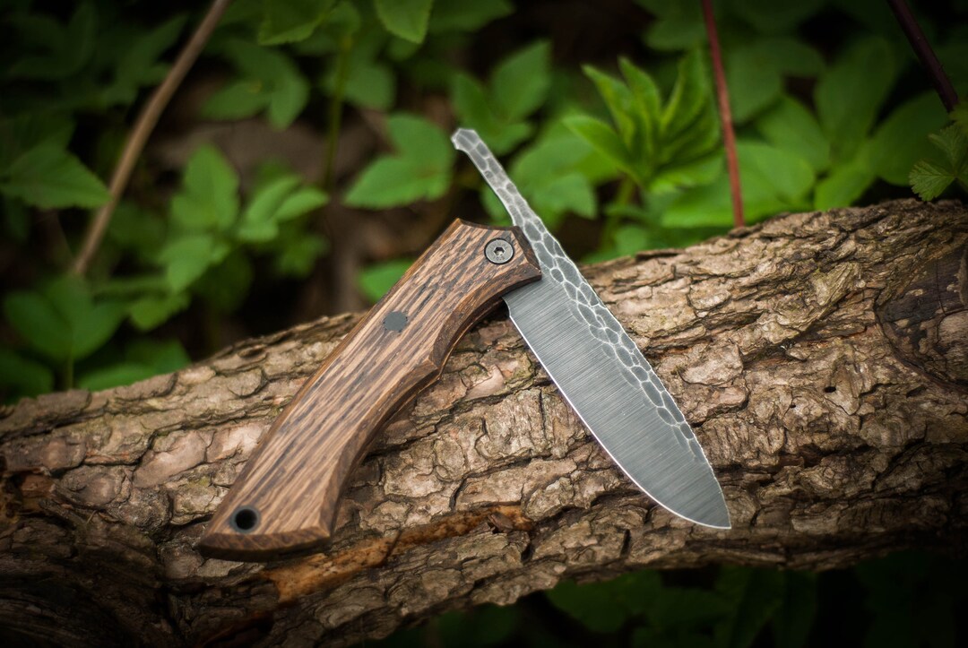 Friction Folder Knife Handmade Pocket Knife EDC Utility Etsy