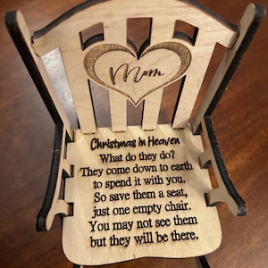 Memorial Rocking Chair for Weddings Birthdays Special Occasions - Customizable
