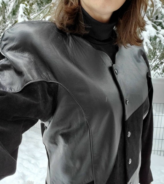 80s Vintage Leather Jacket