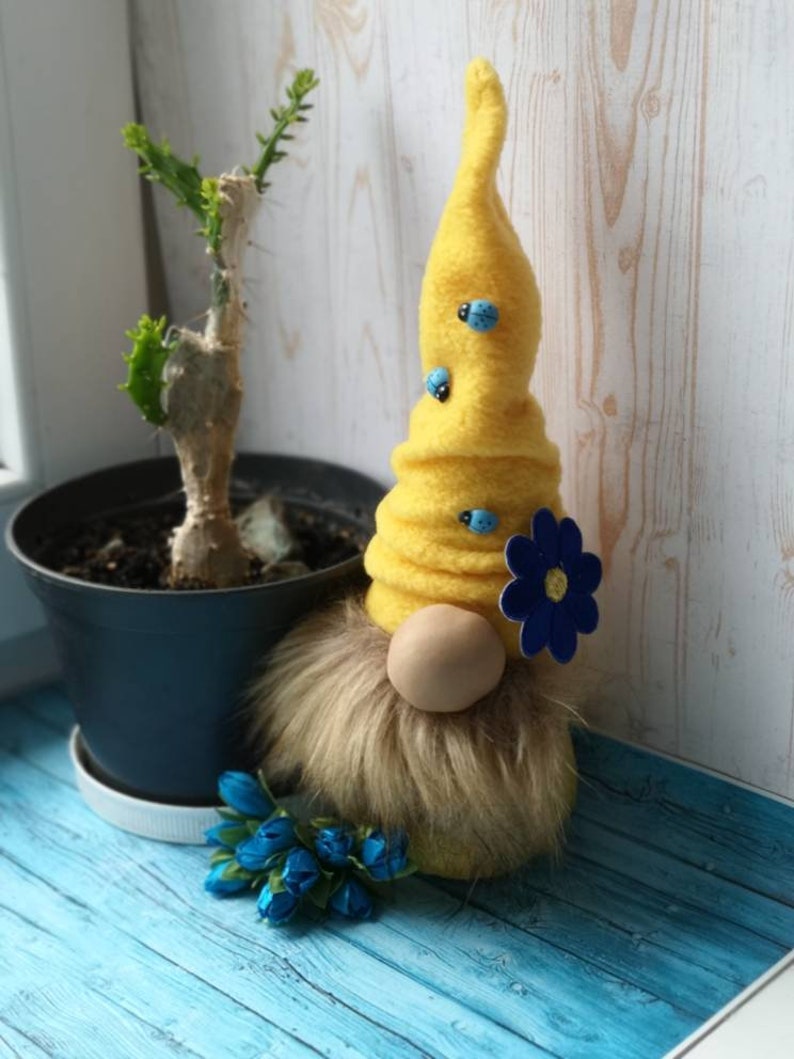 Download GNOMES Yellow Gnome Birthday Gnome | Etsy