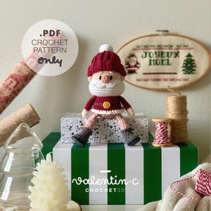 PICCOLO PAPÀ NATALE - Schema Amigurumi all'uncinetto - valentin.c