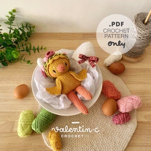 PIA, the little chick - Crochet Pattern Amigurumi - valentin.c