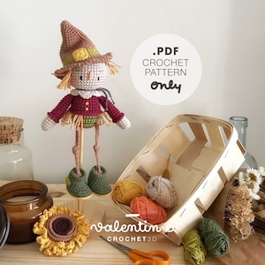 ANTONIO, the scarecrow - Crochet Pattern Amigurumi - valentin.c