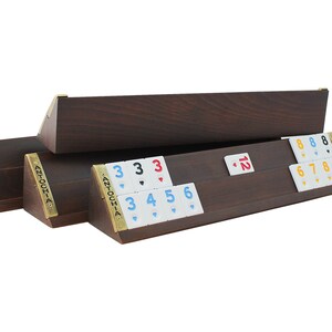 Personalized Straight Rummikub - Rummy Game Set - Custom Wooden ...