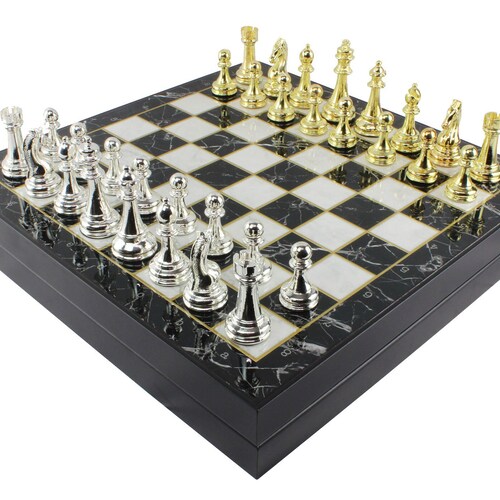 aluminium plate HoveBeaty Portable Folding Travel Magnetic Chess Set 