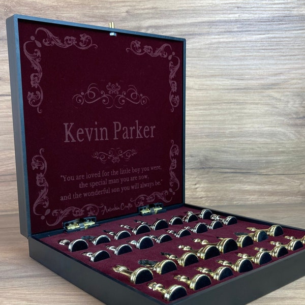 Vip Custom Chess Game Set - Personalized Chess Set Gift for Anniversary Gift - Anniversary Gift for Boyfriend - Unique Gift for Husband