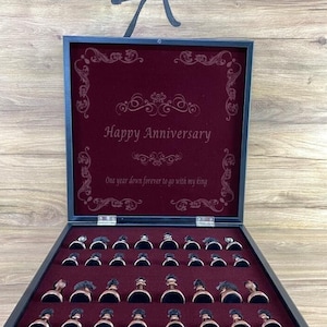 Custom Chess Set for 5 Year Anniversary Gift for Him - Personalized Chess Set Gift for Anniversary - Custom Anniversary Couple Chess Gift