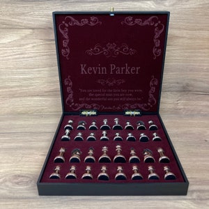 Wooden Chess Set - Personalized Chess Board - Chess Gift for Him/Her - Custom Wedding Gift - Custom Chess Set - Birthday Gift for Him