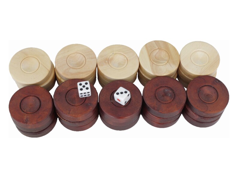 Custom Backgammon Chips Personalized Backgammon Pieces Etsy